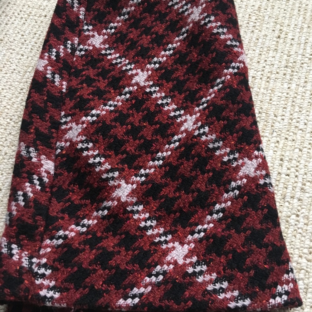 Plaid mini skirt